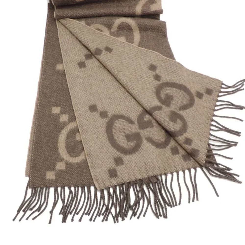 Gucci Scarf Wool Brown - Picture 4 of 6